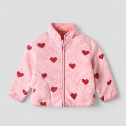 VogeLuxe | Women’s Cozy Stripe Fleece Jacket
