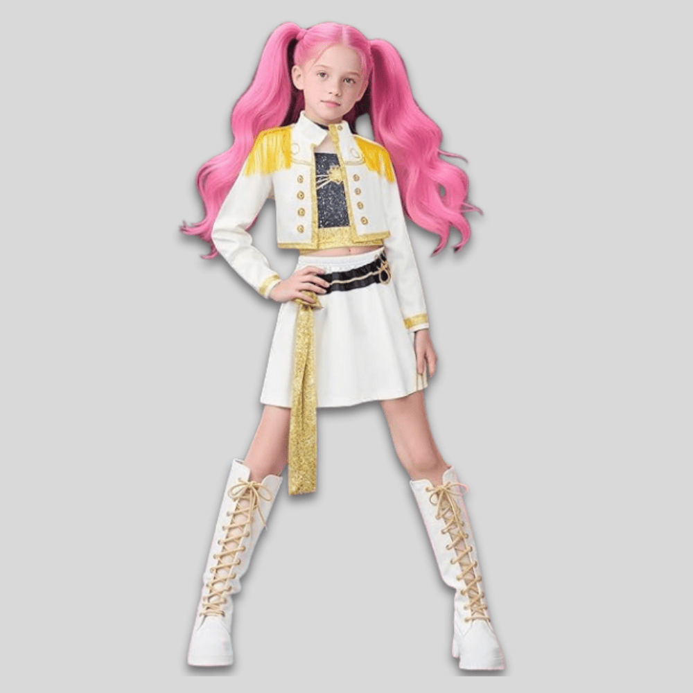 Fun Kpop Dance Costume Set for Girls Parties