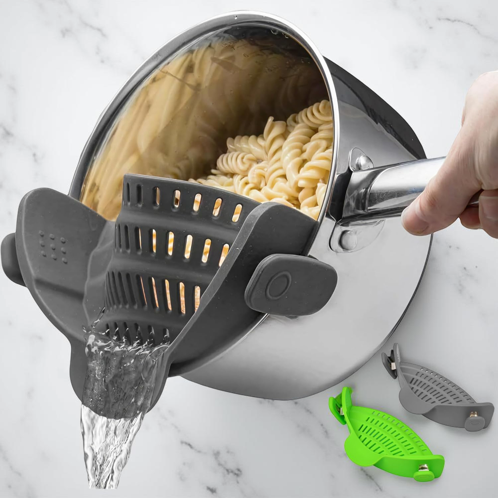 Easy Grip Silicone Pot Colander Strainer