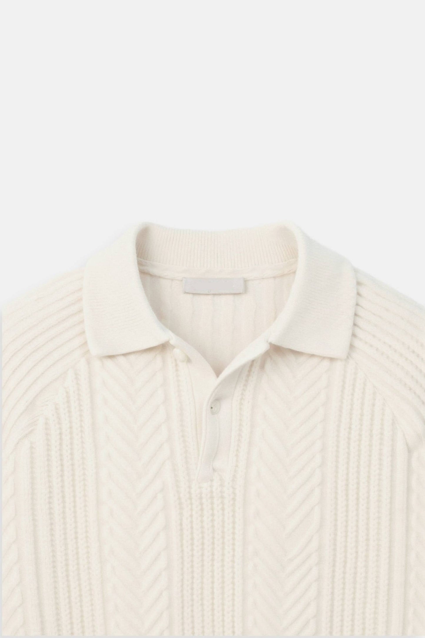 VogeLuxe | Men’s Textured Polo Collar Shirt