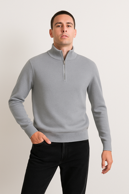 VogeLuxe | Men’s Cashmere Semi High Neck Sweater