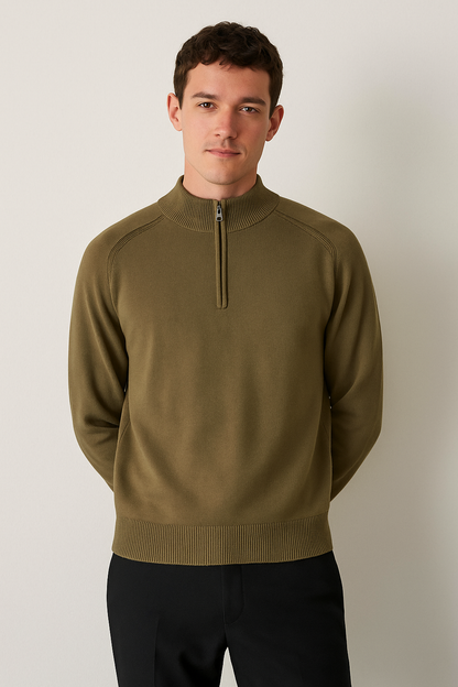 VogeLuxe | Men’s Cashmere Semi High Neck Sweater