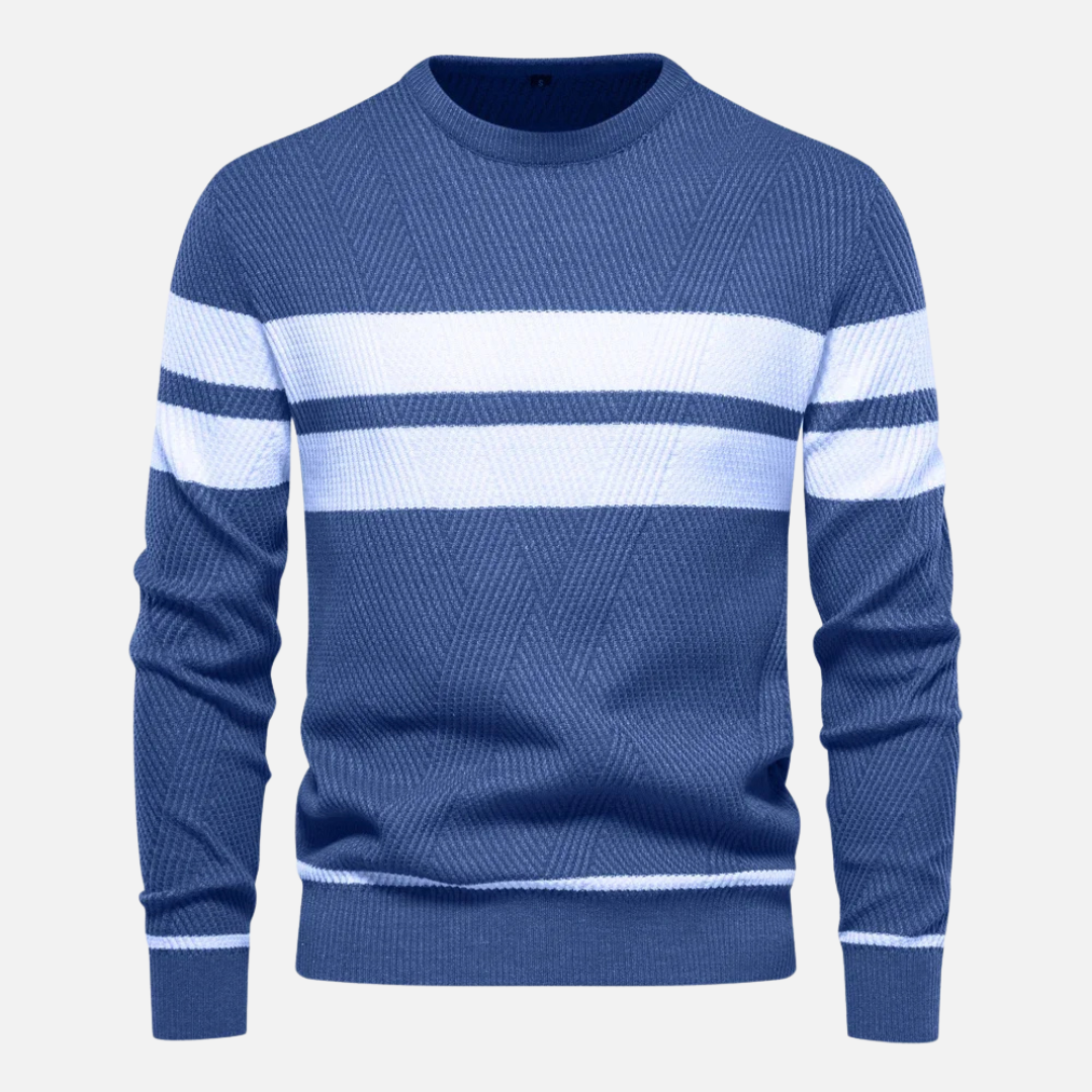 Knit Sweater - Polyester Blend Textured And Warm Airflow