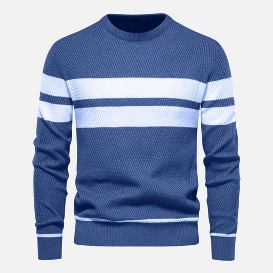 Knit Sweater - Polyester Blend Textured And Warm Airflow