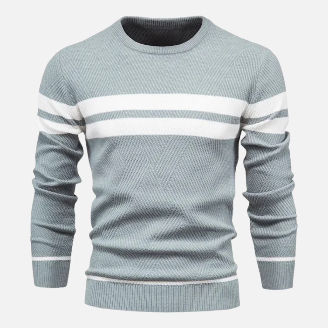 Knit Sweater - Polyester Blend Textured And Warm Airflow