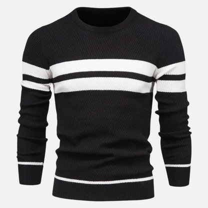 Knit Sweater - Polyester Blend Textured And Warm Airflow