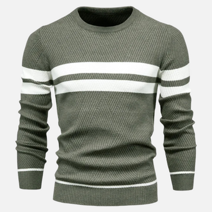 Knit Sweater - Polyester Blend Textured And Warm Airflow