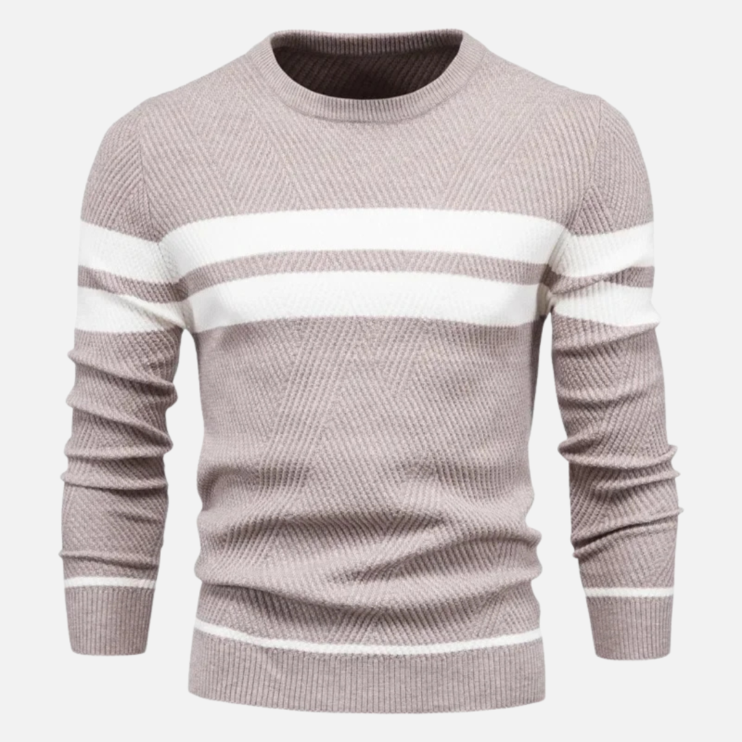 Knit Sweater - Polyester Blend Textured And Warm Airflow