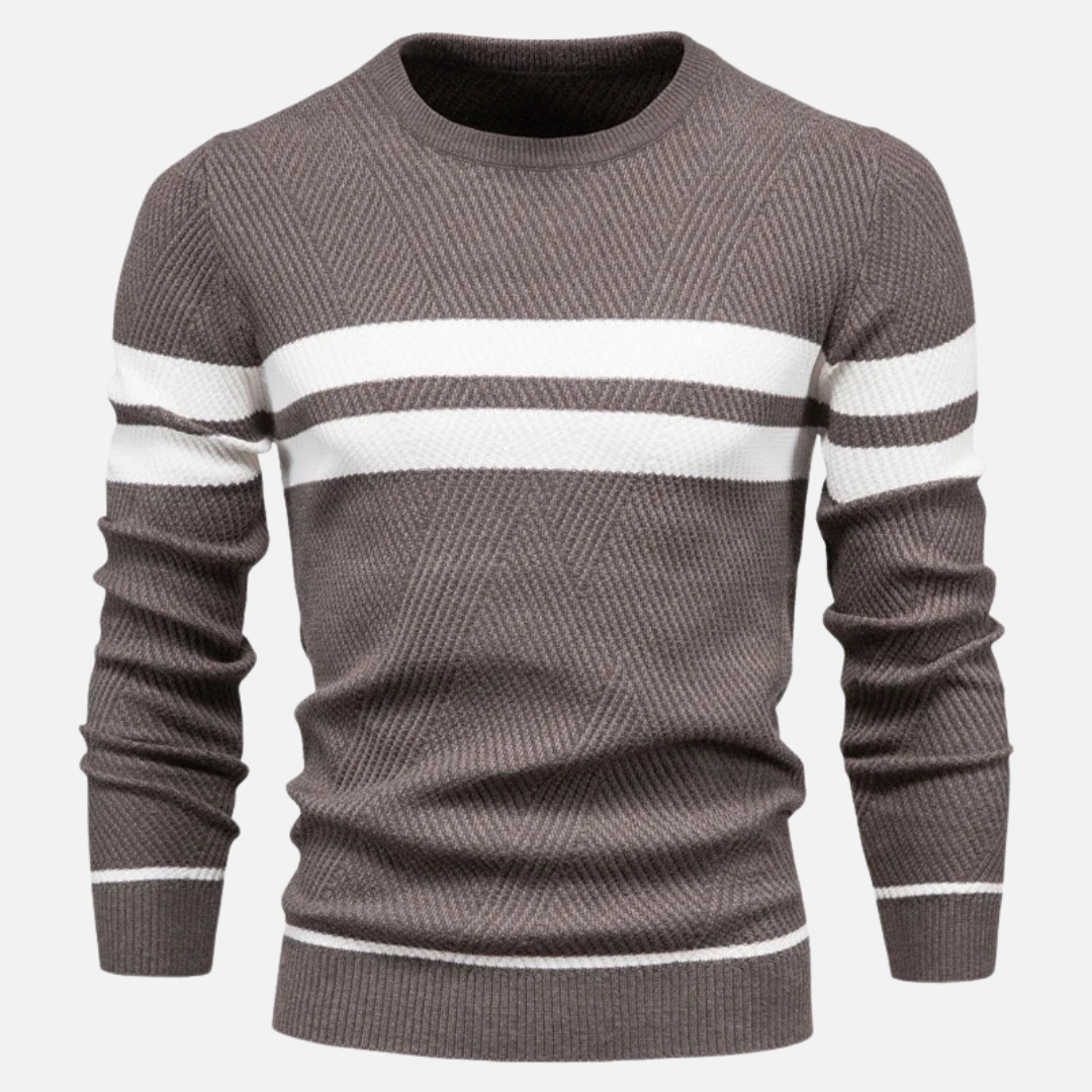 Knit Sweater - Polyester Blend Textured And Warm Airflow