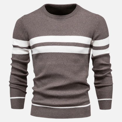 Knit Sweater - Polyester Blend Textured And Warm Airflow