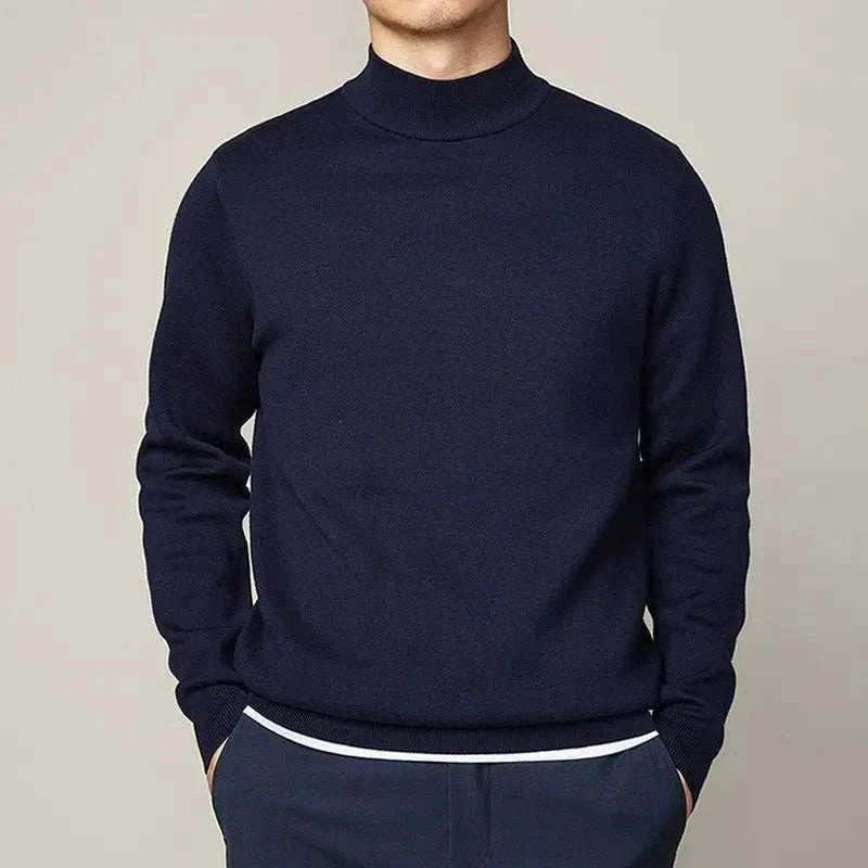 VogeLuxe | Men’s Slim Turtleneck Knit Sweater