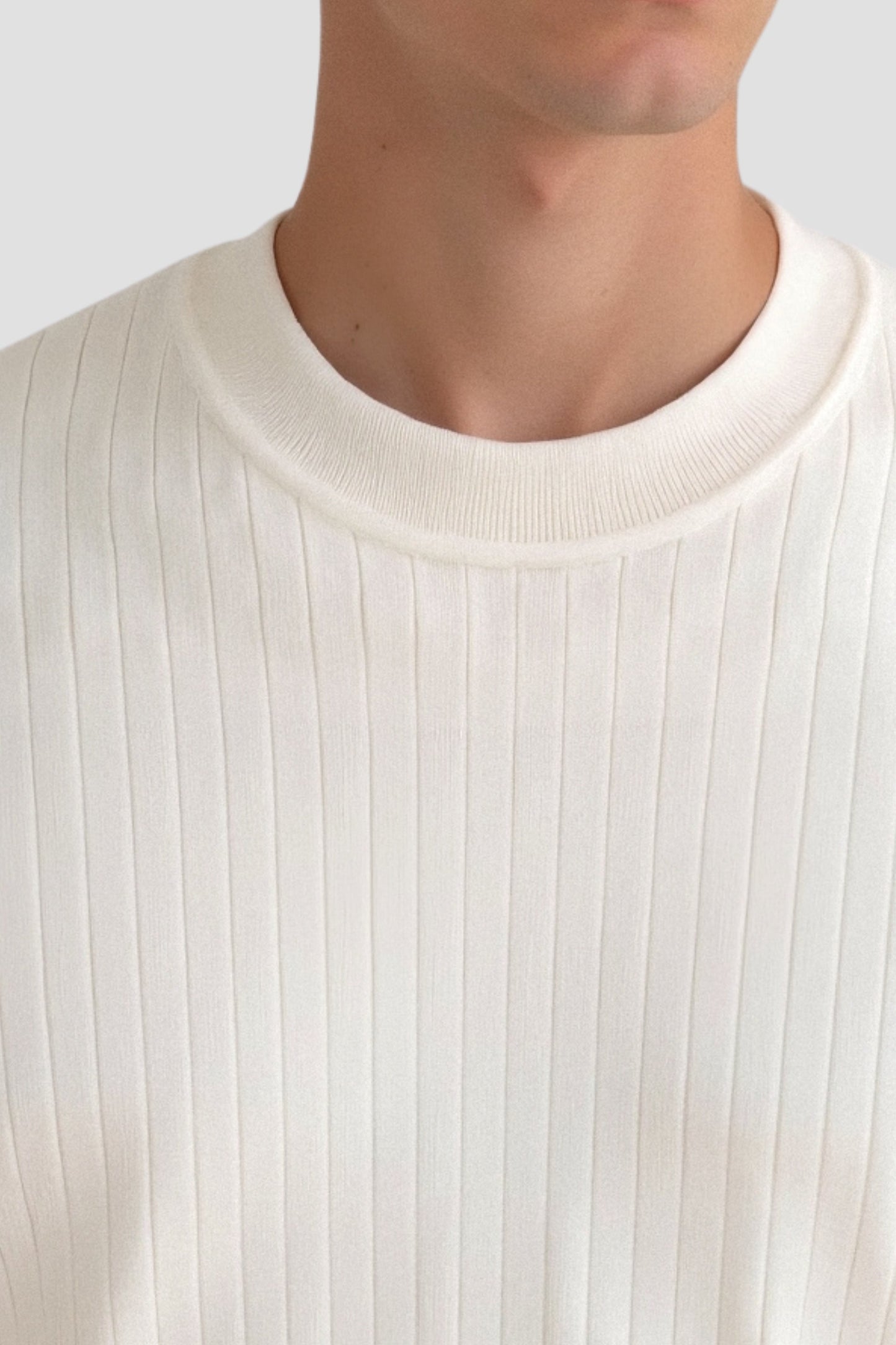 VogeLuxe | Men’s Classic Ribbed Knit Sweater
