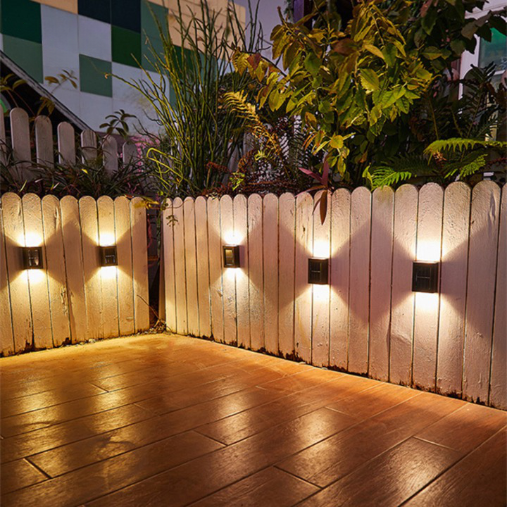 Solar Powered Outdoor LED Garden Wall Lights - VogeLuxe