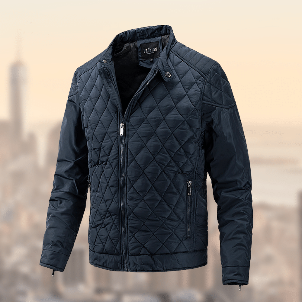 Men's Padded Water Resistant Bomber Jacket - VogeLuxe