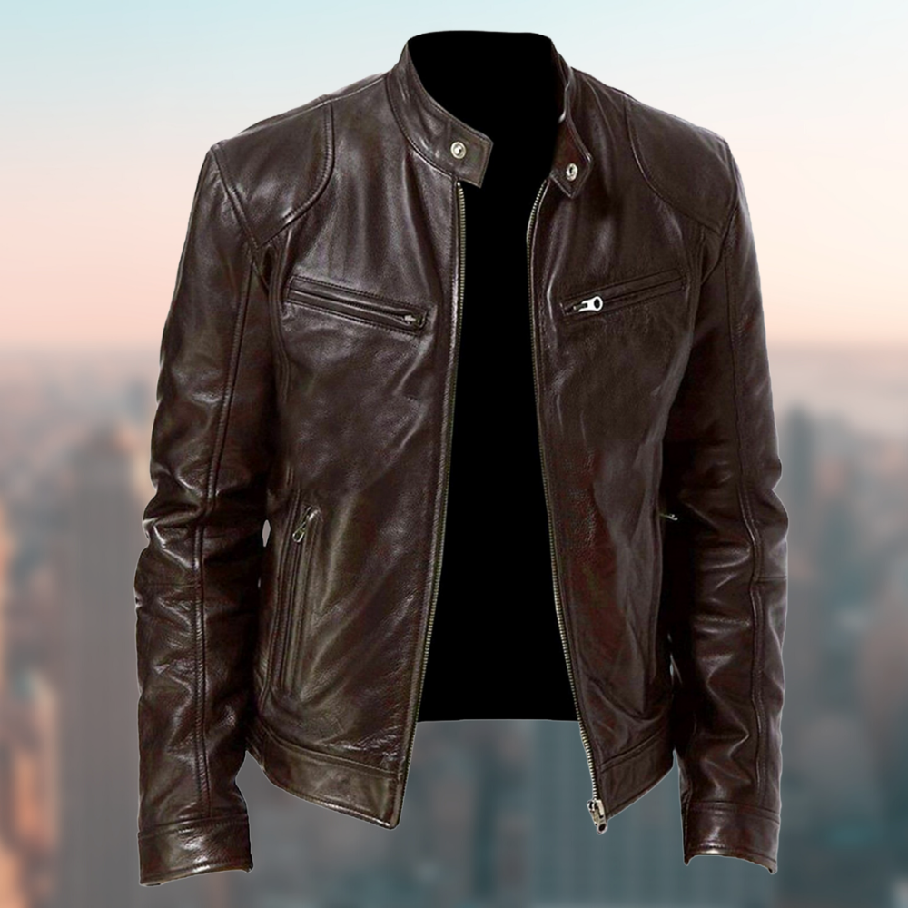 Stylish Mens Leather Jacket