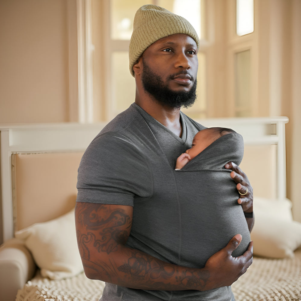 Comfortable Baby Sling Wrap Shirt for Hands Free Holding
