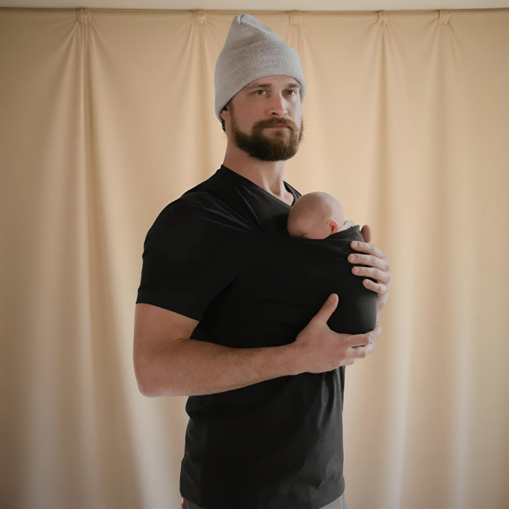 Comfortable Baby Sling Wrap Shirt for Hands Free Holding
