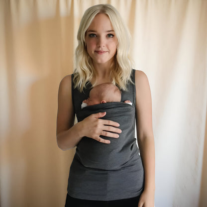 Comfortable Baby Sling Wrap Shirt for Hands Free Holding