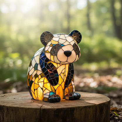 Colorful Stained Glass Animal Table Lamp - VogeLuxe