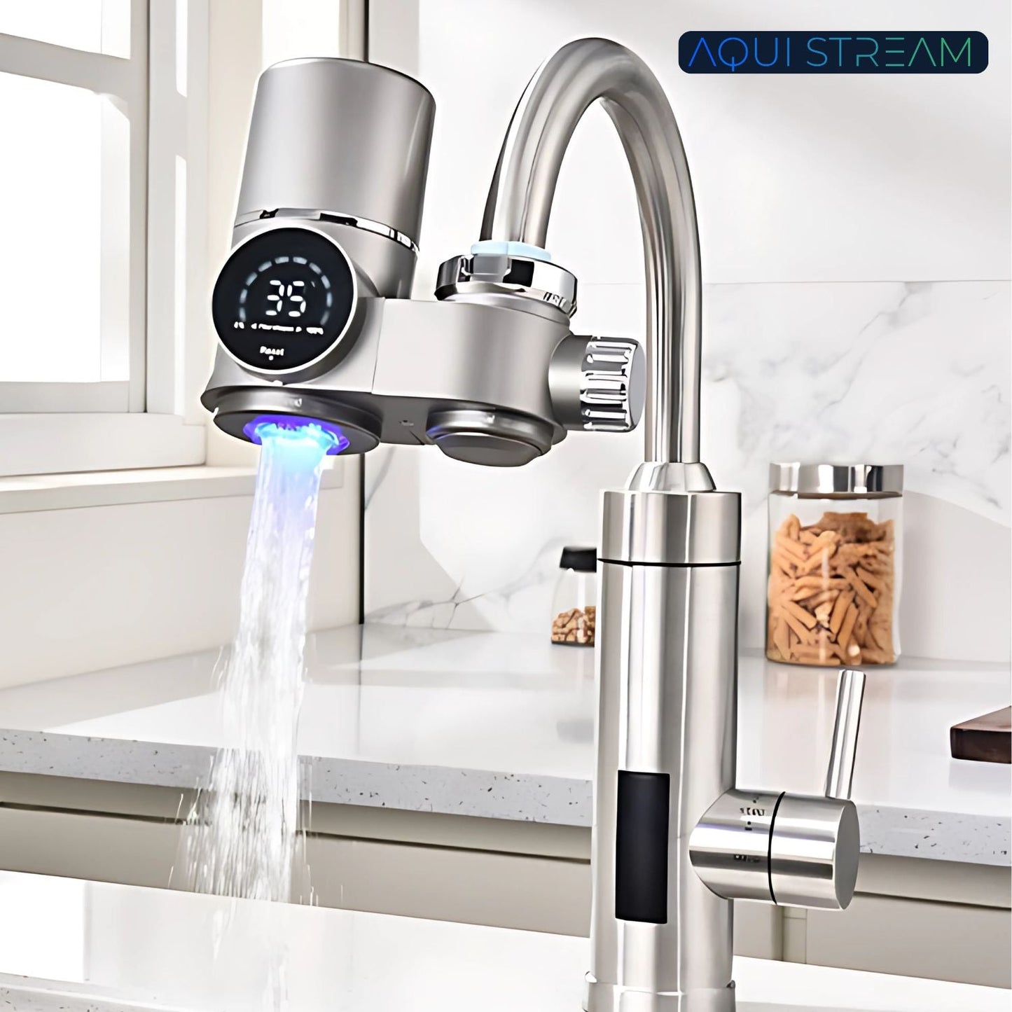 PureFlow UV Water Filter With Effective Contaminant Removal - VogeLuxe
