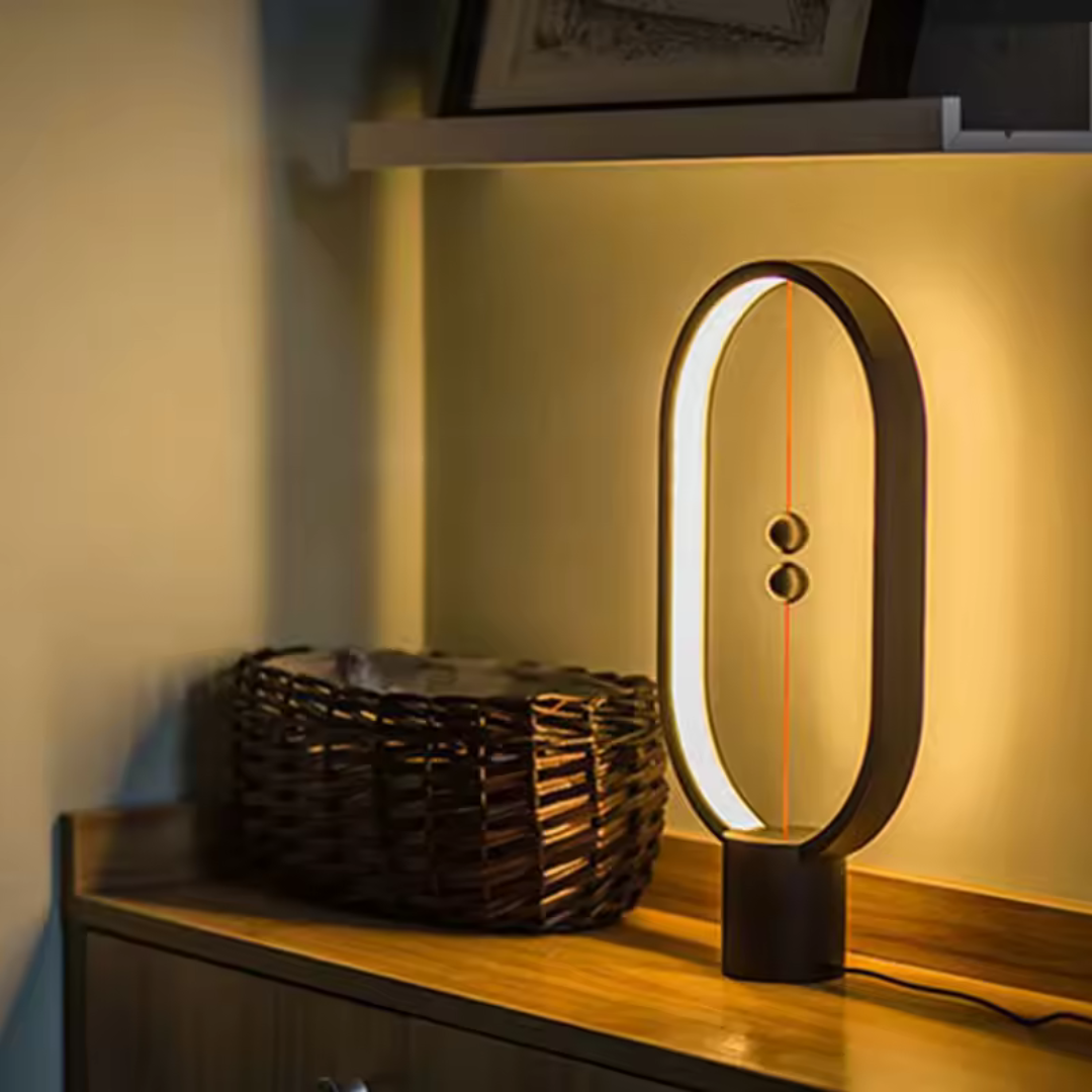 Compact Desk Lamp with LED Light and USB Port - VogeLuxe