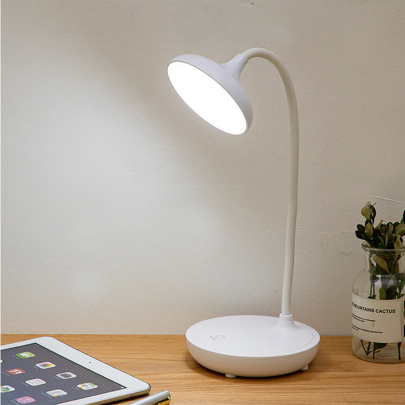 Compact LED Office Lamp with USB Port