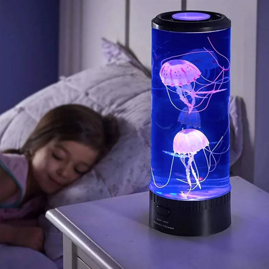 Colorful LED Glass Table Lamp Decor - VogeLuxe