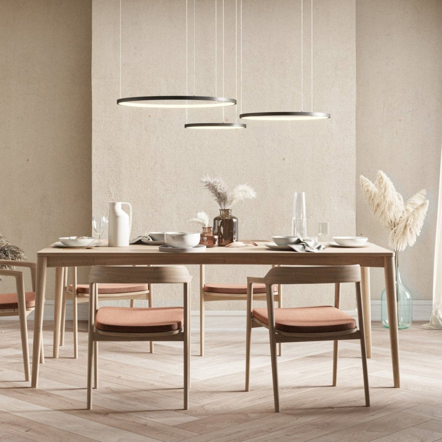 Bright Round LED Ceiling Light Adjustable Metal - VogeLuxe