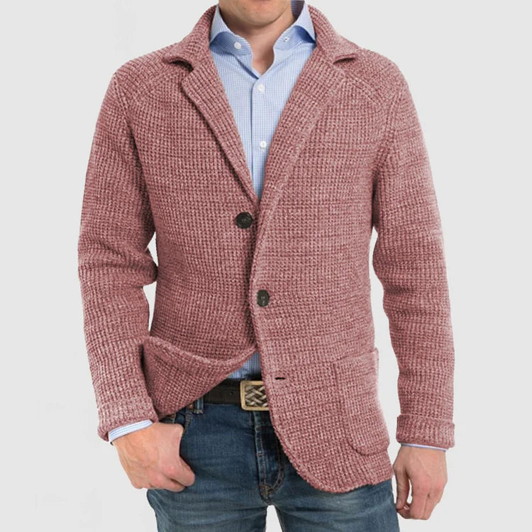 Classic Men's 2-Button Knit Jacket