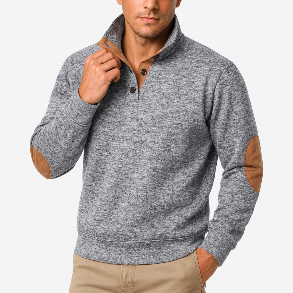 LUXEOUTFIT | Button Neck Jumper 4