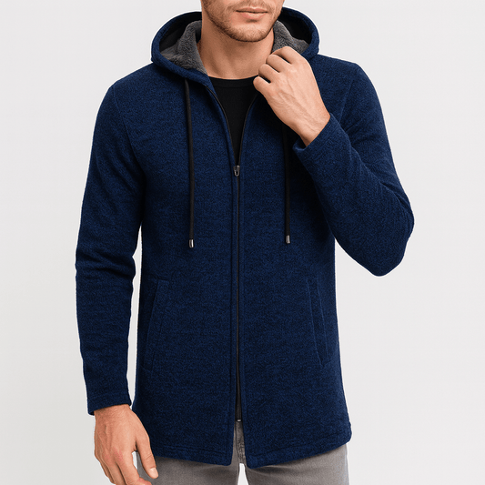 LUXEOUTFIT | Chenille Hood Cardigan 0