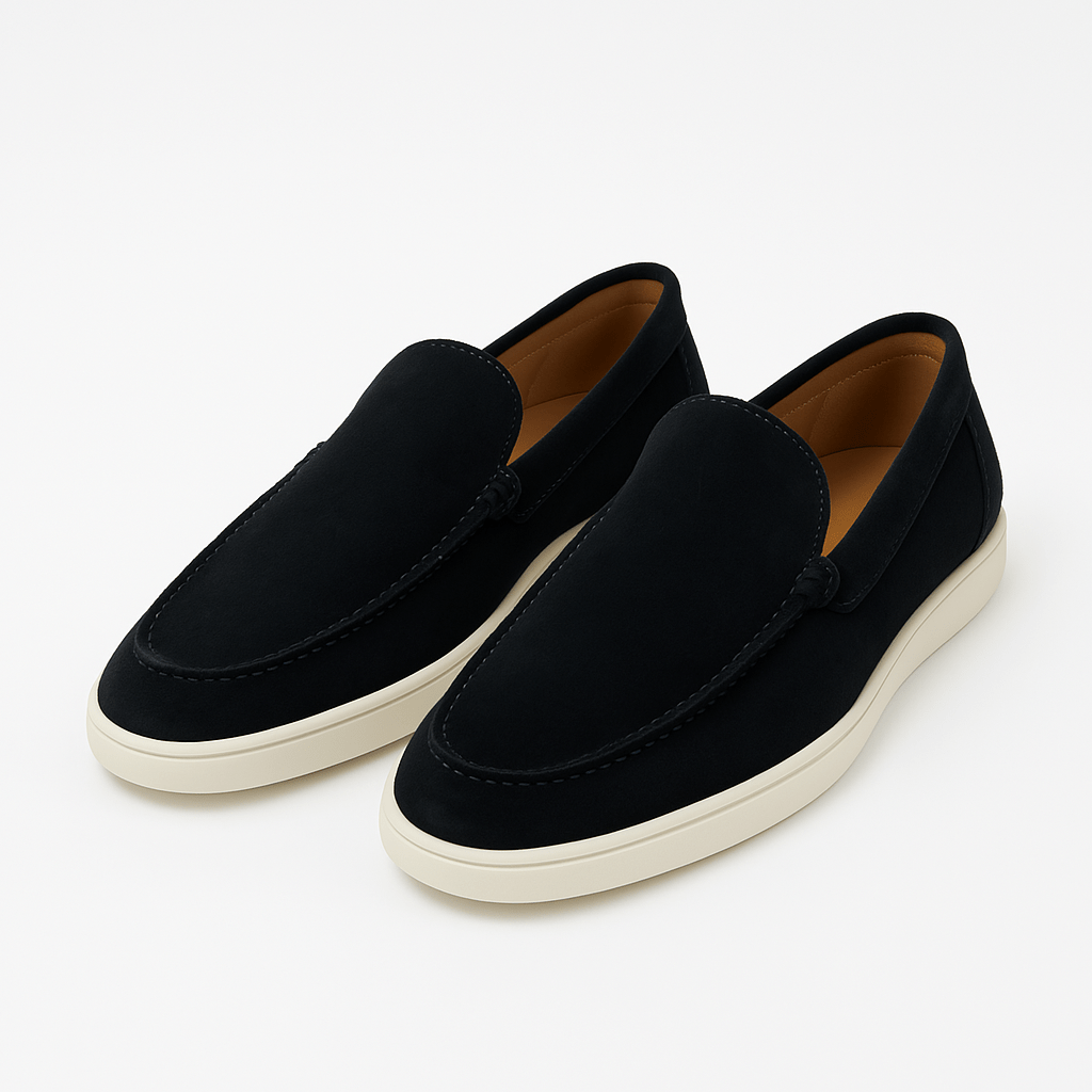 LUXEOUTFIT | Classic Suede Signature Loafers 10