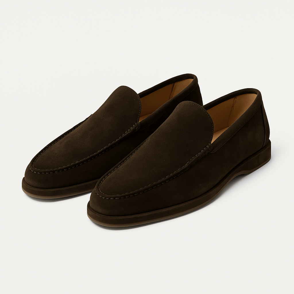 LUXEOUTFIT | Classic Suede Signature Loafers 15