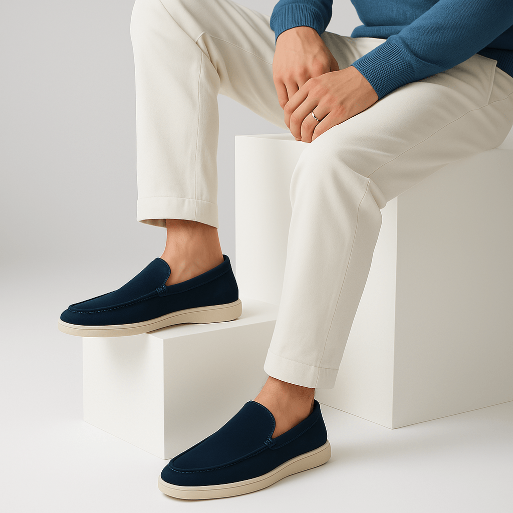 LUXEOUTFIT | Classic Suede Signature Loafers 4
