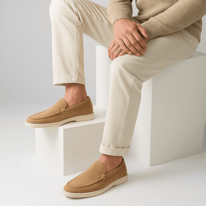 LUXEOUTFIT | Classic Suede Signature Loafers 8