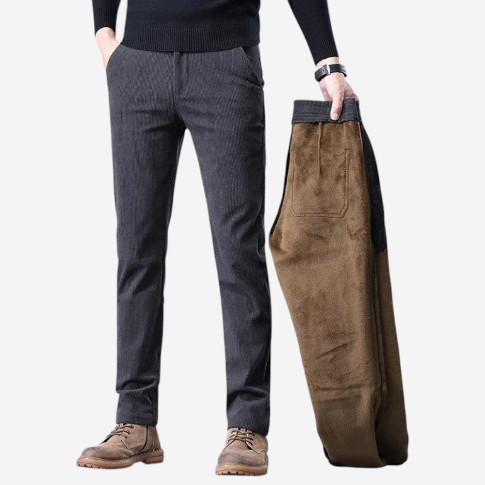 LUXEOUTFIT | Corduroy Fleece Trousers 0
