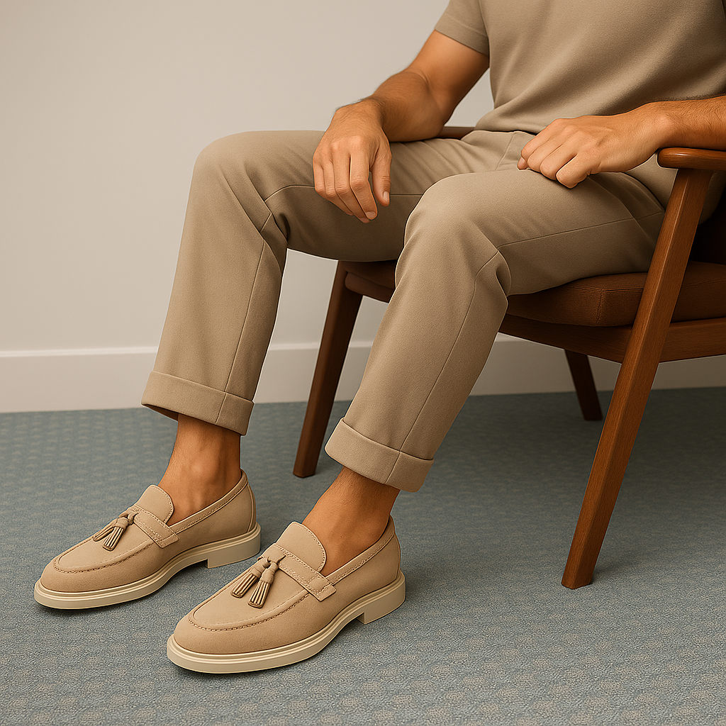 LUXEOUTFIT | Darce Hybrid Suede Loafers 3