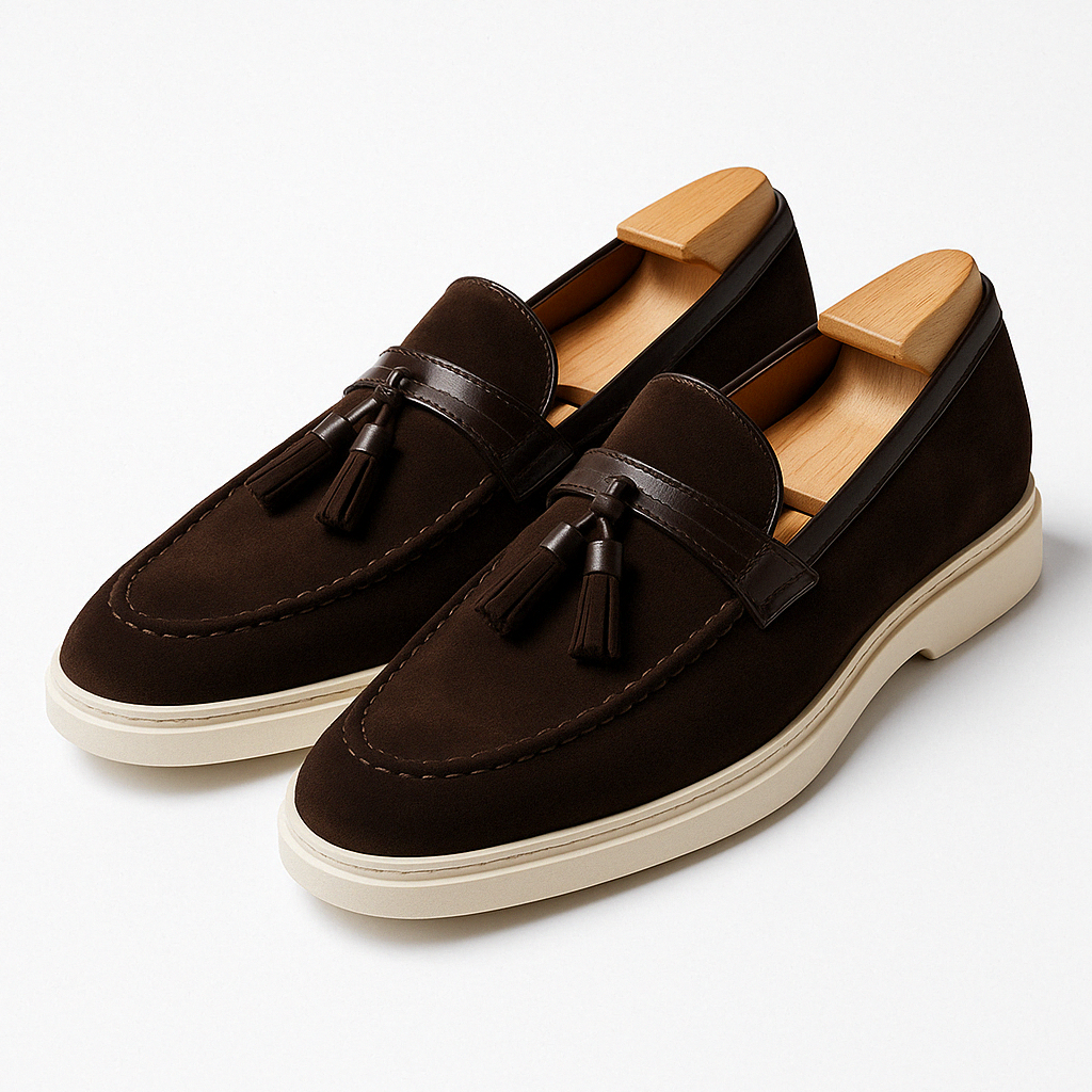 LUXEOUTFIT | Darce Hybrid Suede Loafers 4
