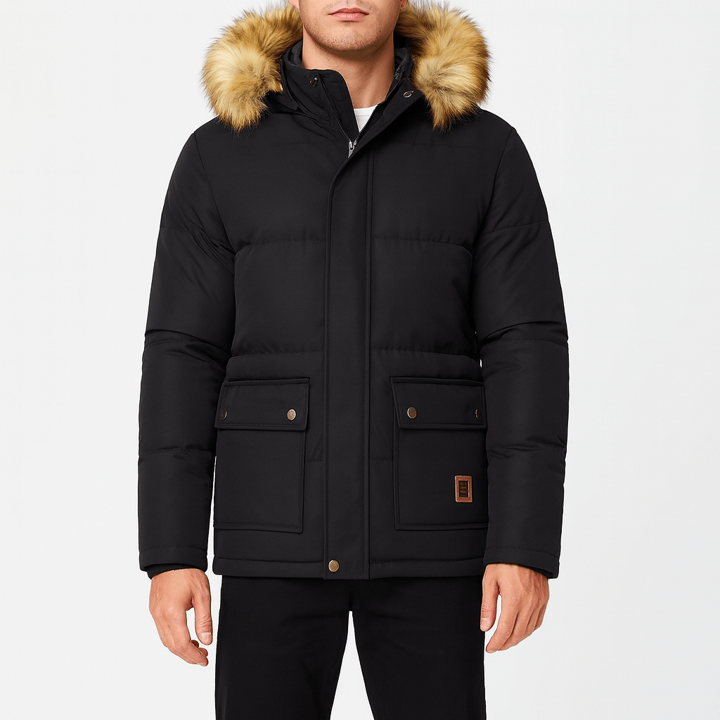 LUXEOUTFIT | Faux-Fur Lined Puffer 0