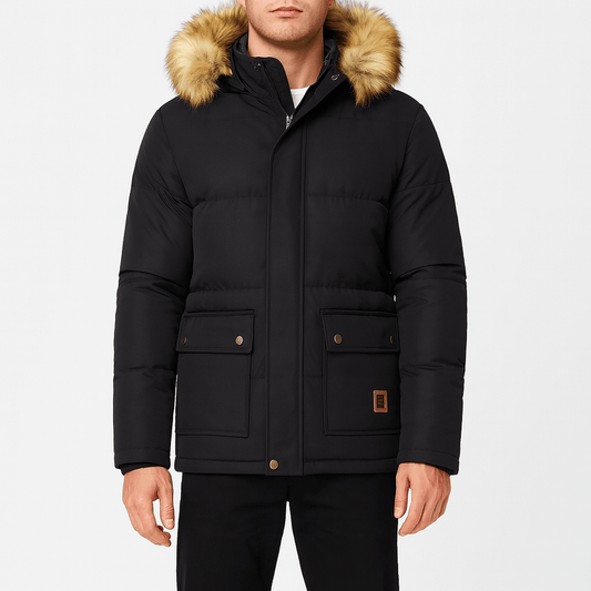 LUXEOUTFIT | Faux-Fur Lined Puffer 0