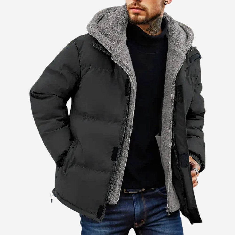 LUXEOUTFIT | Fleece-Lined Winter Puffer 0