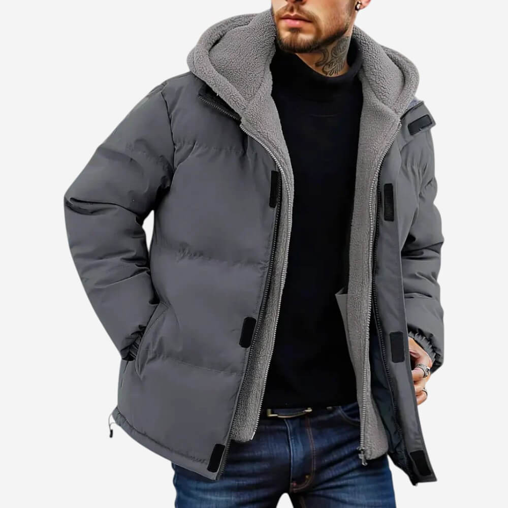 LUXEOUTFIT | Fleece-Lined Winter Puffer 1