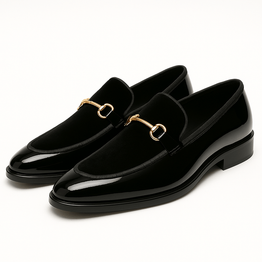 LUXEOUTFIT | Gloss Patent Leather Loafers 0