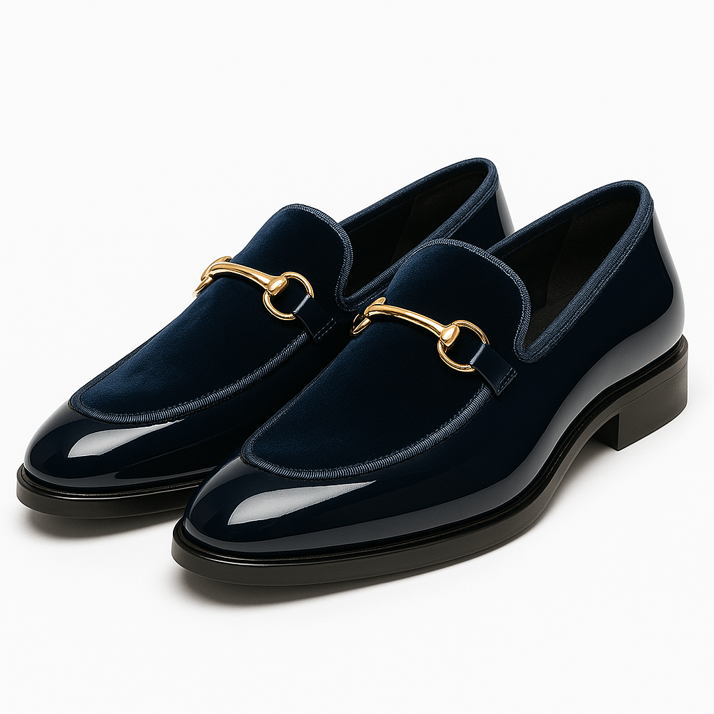 LUXEOUTFIT | Gloss Patent Leather Loafers 3