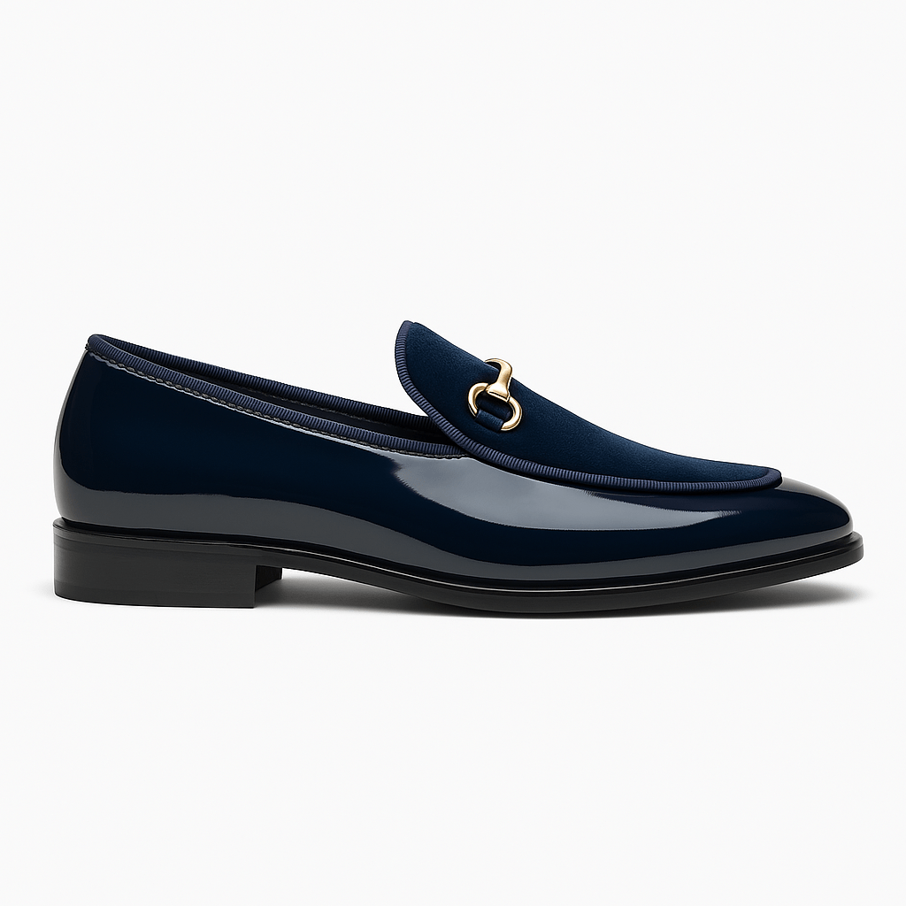LUXEOUTFIT | Gloss Patent Leather Loafers 4