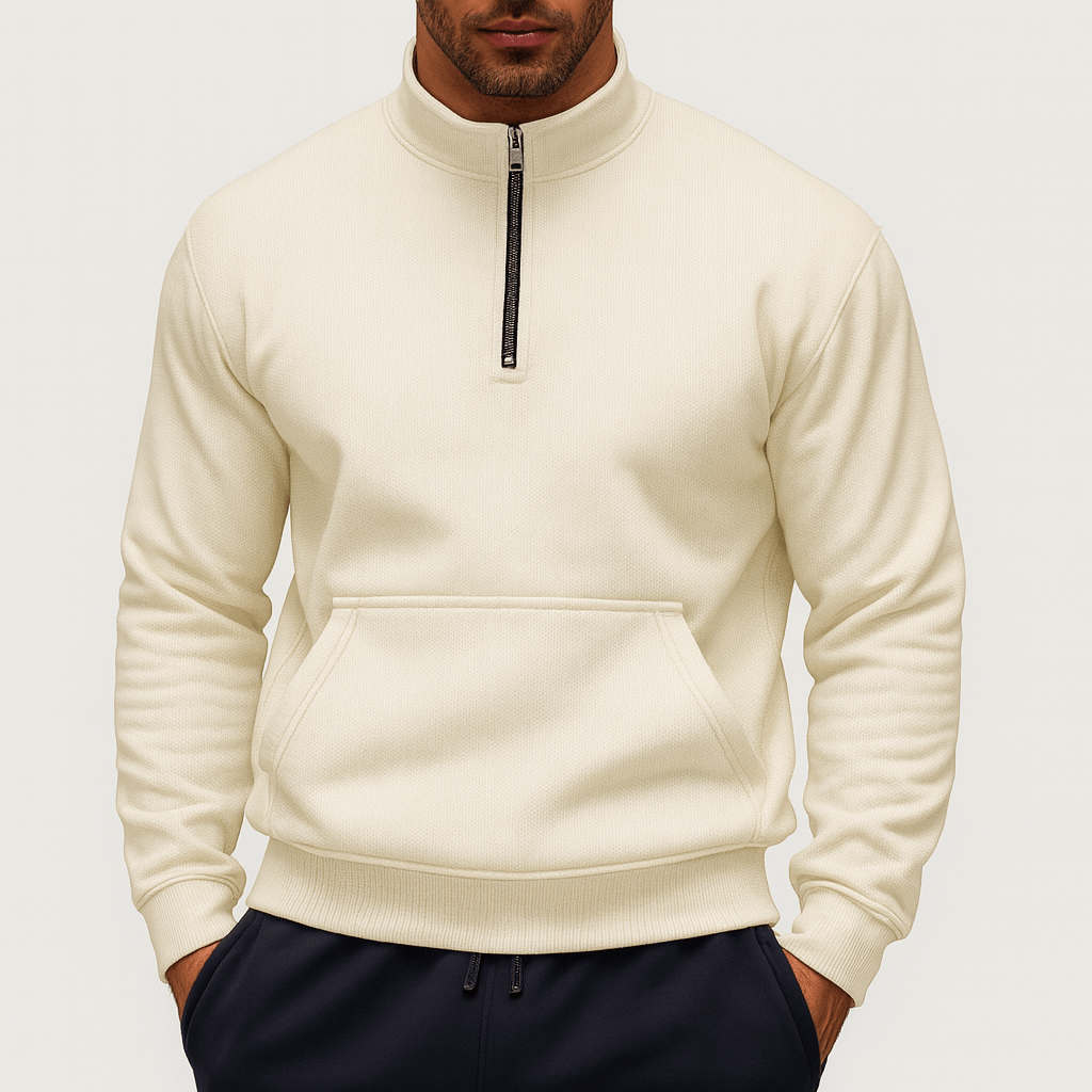 LUXEOUTFIT | Half-Zip Sweatshirt 1
