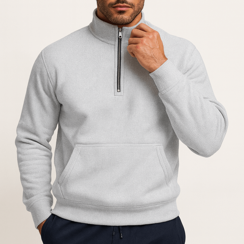 LUXEOUTFIT | Half-Zip Sweatshirt 2