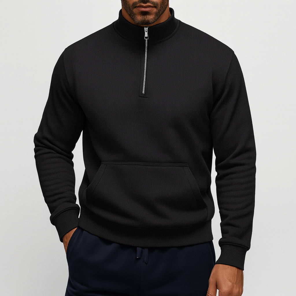 LUXEOUTFIT | Half-Zip Sweatshirt 3