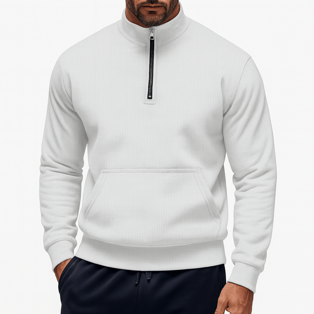 LUXEOUTFIT | Half-Zip Sweatshirt 4