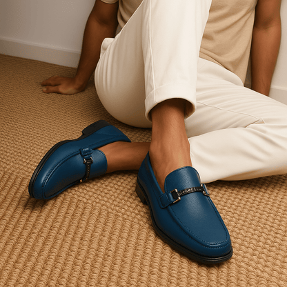 LUXEOUTFIT | Italian Leather Loafers 1